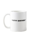 HAPPY BIRTHDAY, Heart Shaped Cake, Mug