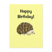 Happy birthday! (hedgehog)