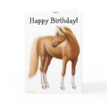 Happy Birthday Horse Card