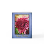 Happy Birthday in Chrysanthemum cards
