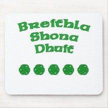 Happy Birthday In Irish Mouse Pads