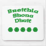 Happy Birthday In Irish mousepads
