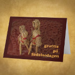 Happy Birthday in Swedish cards