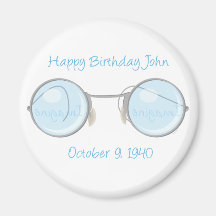 Happy Birthday John Fridge Magnet