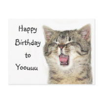 Happy Birthday kitten Postcards