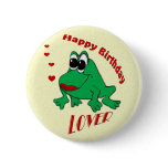 Happy Birthday Lover buttons