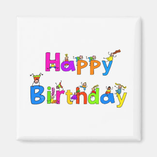 Happy Birthday Magnets, Happy Birthday Fridge Magnets - Zazzle UK