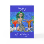 Happy Birthday Mermaid Card