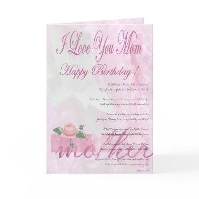 Happy Birthday Mother from Daughter Greeting Card by GreetingsCards