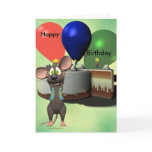 Happy Birthday Mouse Card
