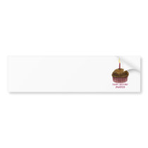 Happy Birthday Muffin Bumper Stickers