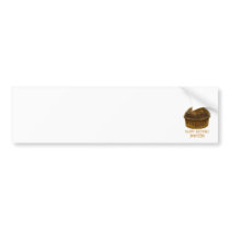 Happy Birthday Muffin Bumper Stickers