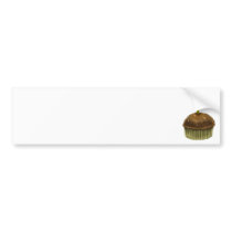 Happy Birthday Muffin Bumper Sticker