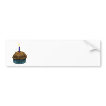 Happy Birthday Muffin Bumper Stickers