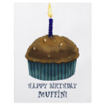 Happy Birthday Muffin Custom Flyer