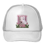 Happy Birthday Mum - Pitbull Puppy - Petey Mesh Hats