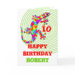 Happy Birthday Name Template Card