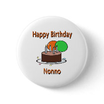 Happy Birthday Nonno Italian Grandpa Birthday Desi Button