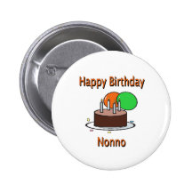 Happy Birthday Nonno Italian Grandpa Birthday Desi Button