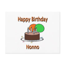 Happy Birthday Nonno Italian Grandpa Birthday Desi Postcard