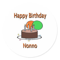 Happy Birthday Nonno Italian Grandpa Birthday Desi Stickers