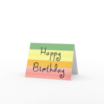 happy birthday notecard