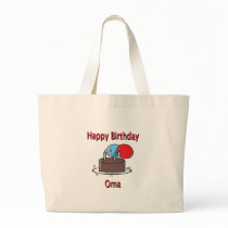 Happy Birthday Oma German Grandma Birthday Design Tote Bag