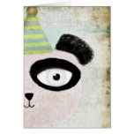 Happy Birthday Party Panda Bear Japan Art Print Greeting Cards