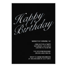 Happy Birthday Personalized Invitation
