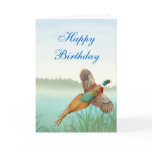 Happy Birthday Pheasant Card