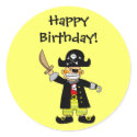 Happy Birthday! (pirate) stickers