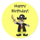 Happy Birthday! (pirate) stickers