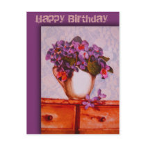 Happy Birthday postcard