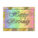 Happy Birthday postcards