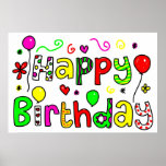 Happy Birthday posters