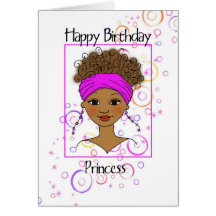 Happy Birthday Princess Card