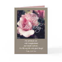 happy birthday psalm 103:4 card