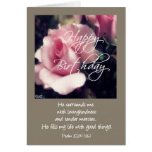 happy birthday psalm 103:4 card