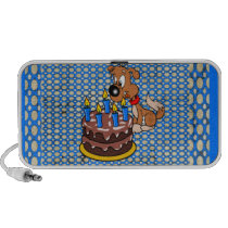 Happy Birthday Puppy and Cake Speaker