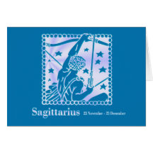 Happy Birthday Sagittarius starsign Card