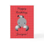 Happy Birthday, Scorpio! cards