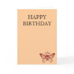 Happy Birthday Skull with Wings cards