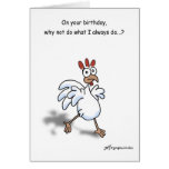 Happy Birthday Spring Chicken card! - Customised