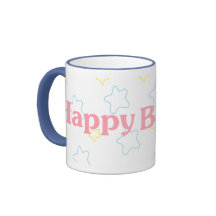 Happy Birthday Stars Coffee Mug