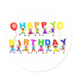 Happy Birthday Stickers