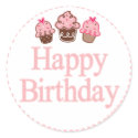 Happy Birthday stickers