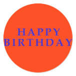 Happy Birthday stickers