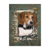 Happy Birthday - Stone Paws - Beagle