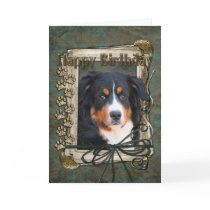 Happy Birthday - Stone Paws - Bernese Mountain Dog
