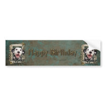 Happy Birthday - Stone Paws - Dalmatian